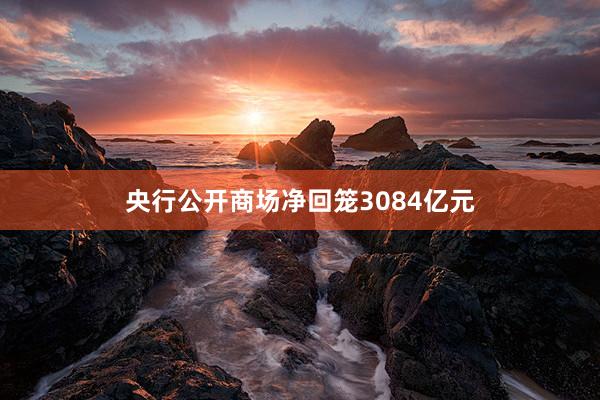 央行公开商场净回笼3084亿元